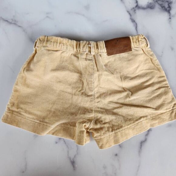 My brother john kids unisex pastel yellow corduroy ribbed shorts sz 5 vintage st - Picture 7 of 7